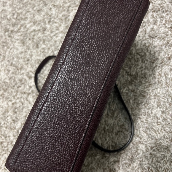 Coach Burgendy Leather Crossbody Bag - Picture 5 of 5